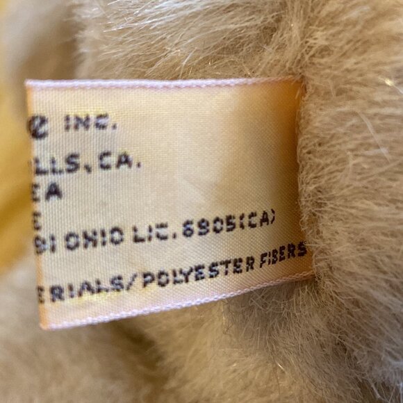 Vintage 1988 Teddy Bear with Winter Scarf from Applause - Picture 8 of 9